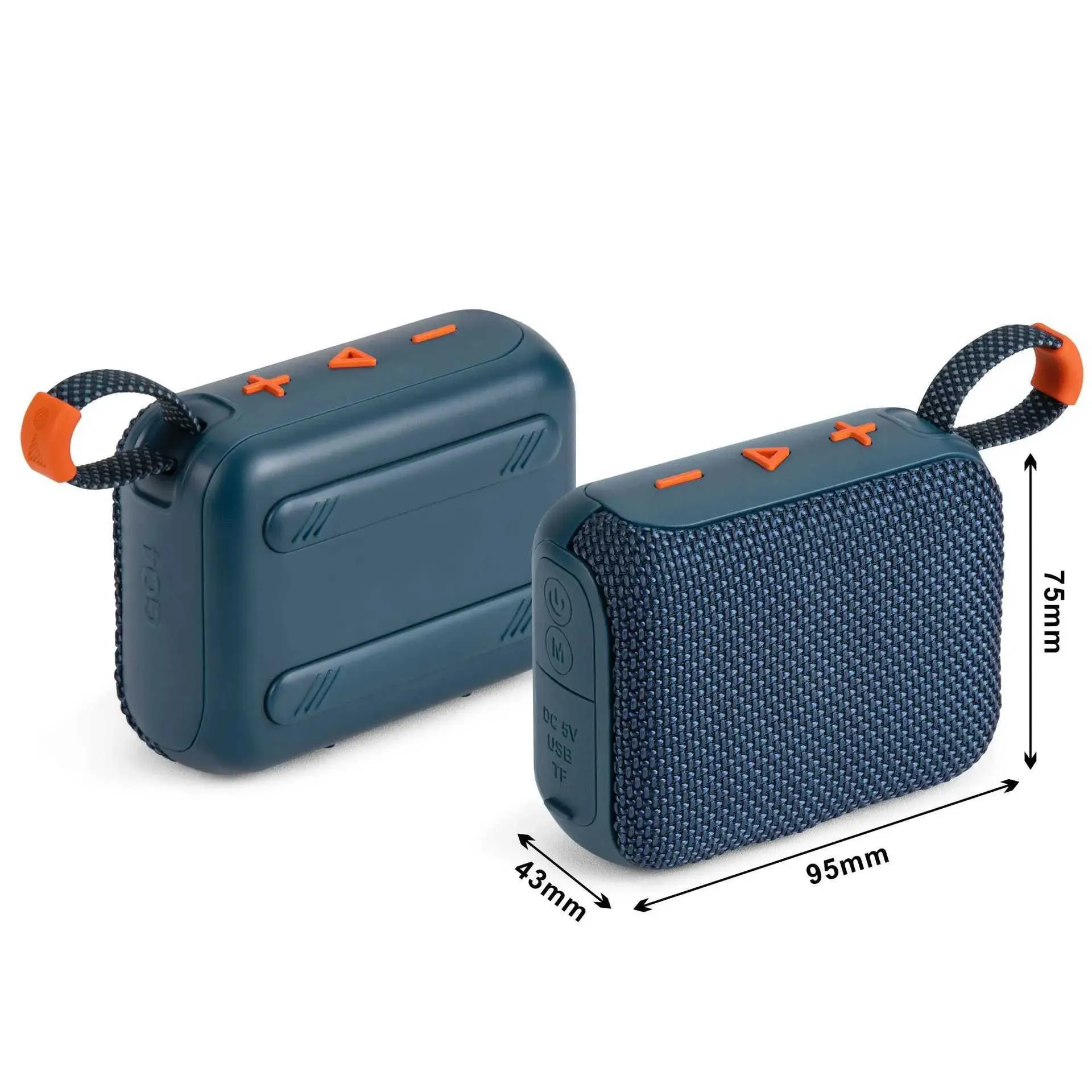 GO4 Mesh Mini Portable Handheld Outdoor Wireless Speaker TWS Stereo Column Music Center Subspeaker/TF Card/USB Disk_voghion.com
