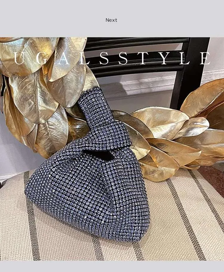 Bg Shiny Dames Handtas Glitter Rhies Dia Avond Bruiloft Feest Clutch Portemonnee Schouder Messenger Bag_voghion.com
