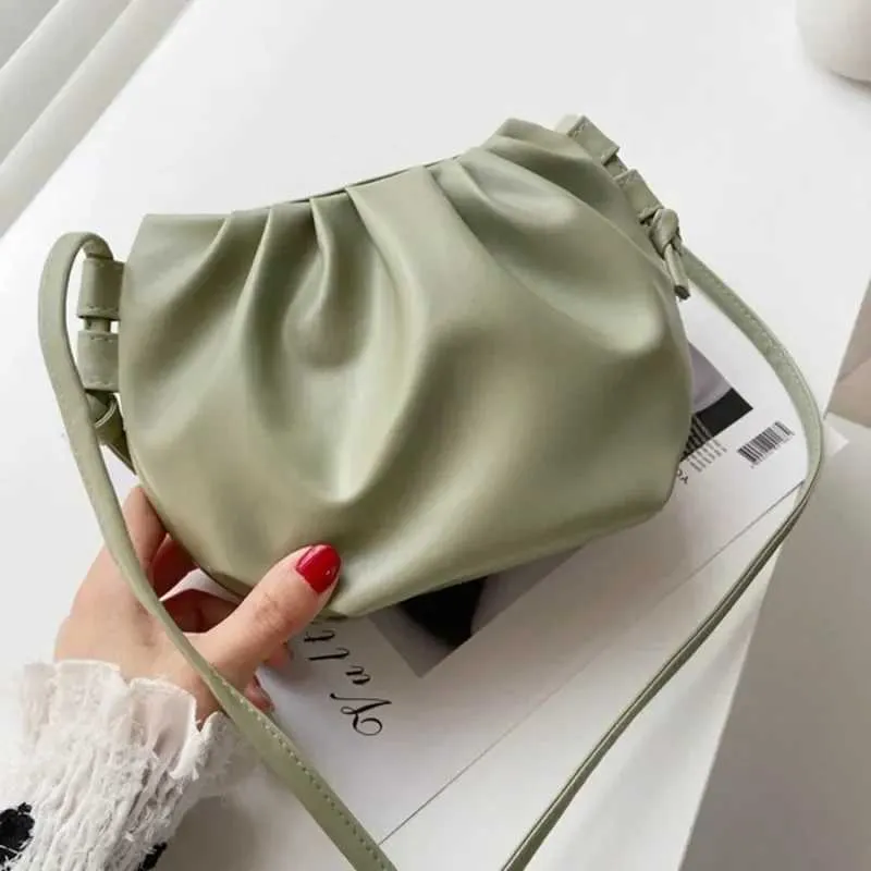 Small 2024 spring and summer inced trend 100 temperature bag garbage cloud mini coin wrinkled cross body Y241026_voghion.com