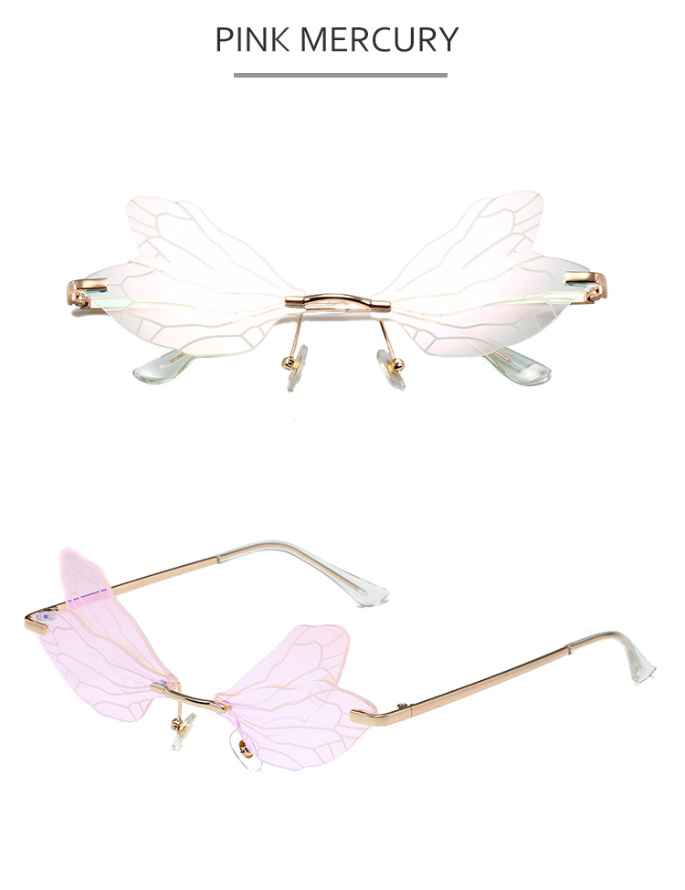Dragonfly Wing Sunglasses For Women – Trendy Gradient Catwalk Style_voghion.com
