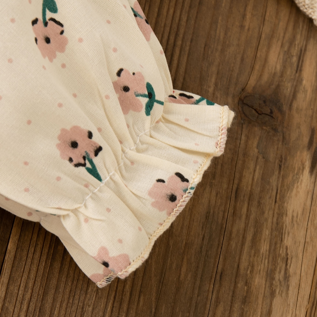 Blumenkleid Mit Langen Ärmeln Für Baby Mädchen Frühling Herbst_voghion.com