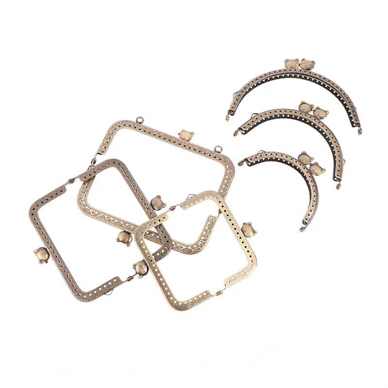 1 pz 8,5/10,5/12,5 cm testa di gatto manico per borsa in metallo per pochette borsa chiusura a scatto accessori per borse_voghion.com