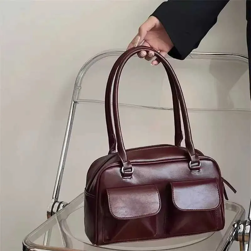 Borsa a spalla vintage donna, borsa a mano in ecopelle_voghion.com