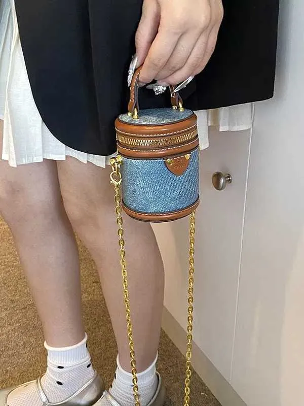 Herbst Neue Frauen Farbe Kontrast Mini Handtasche Erwachsene Mädchen PU Tasche Reichtum Eimer Tasche Eltern-kind Lippenstift Crossbody_voghion.com