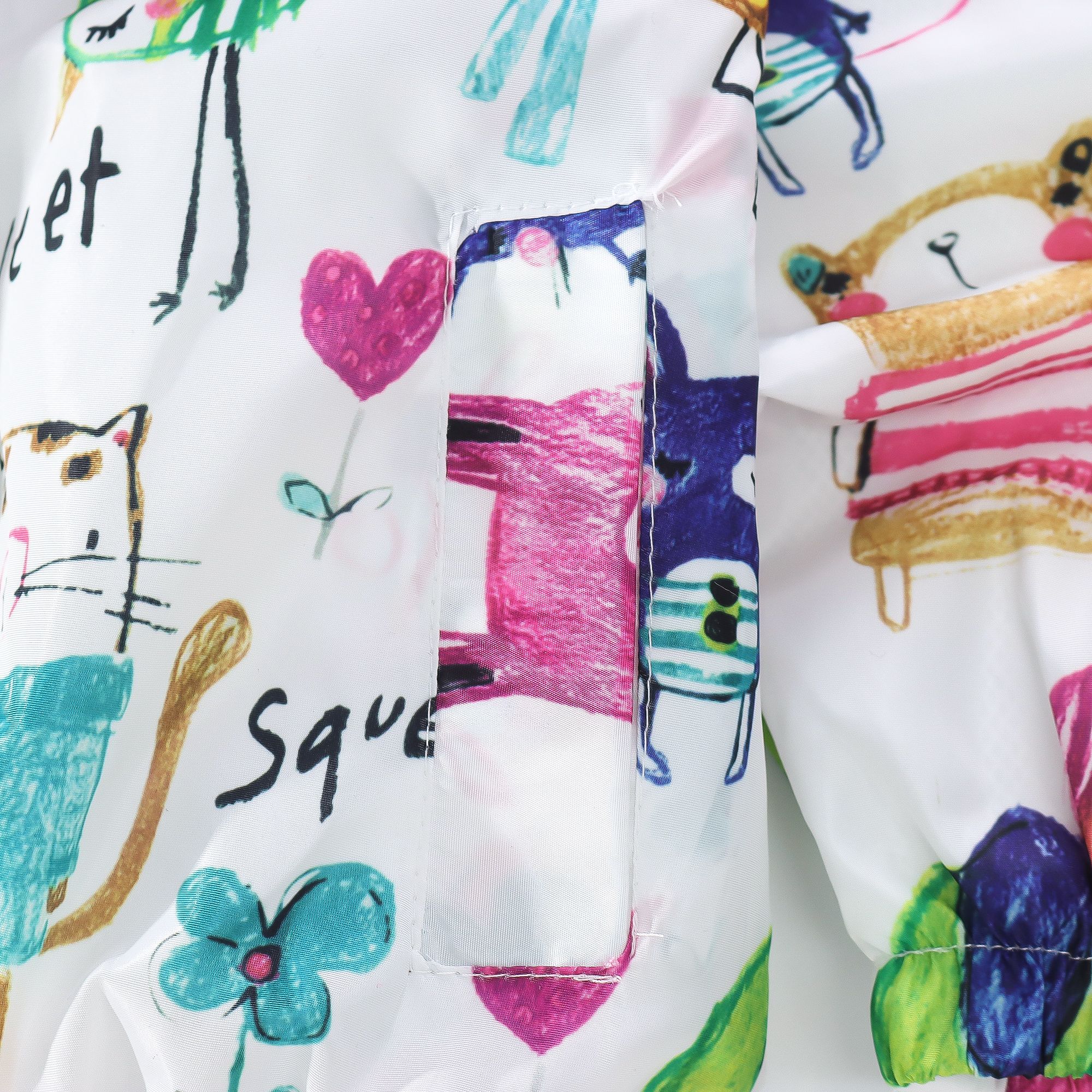 Children's Sports Jacket Cartoon Printed Hooded Jacket For Baby Boy Girl Children's Coat_voghion.com