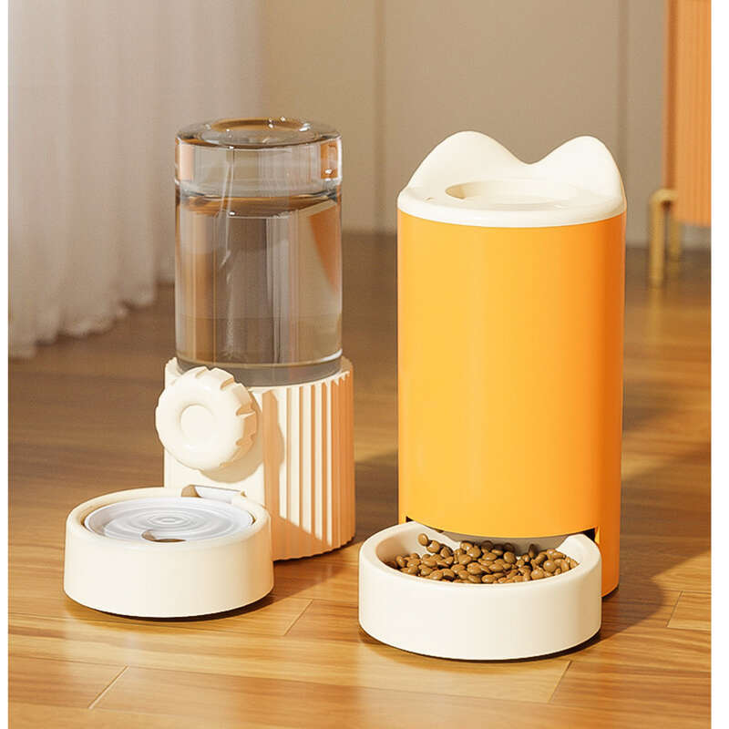 Distributore automatico di cibo per gatti, distributore d'acqua per cani, ciotola per gatti_voghion.com
