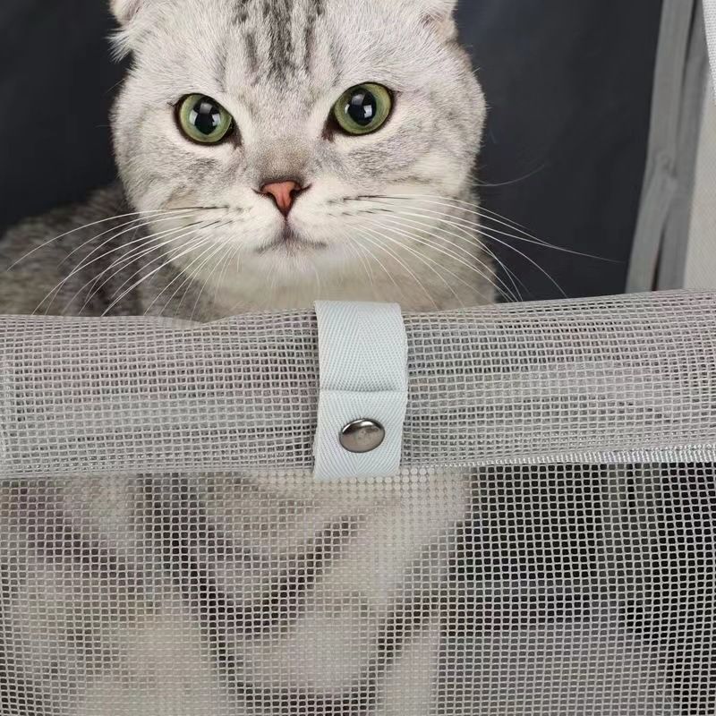 Katzentasche, Hundetasche, Outdoor-Tasche, tragbare Haustiertasche, Reppu, Leicht, Faltbar, Abnehmbar, Große_voghion.com