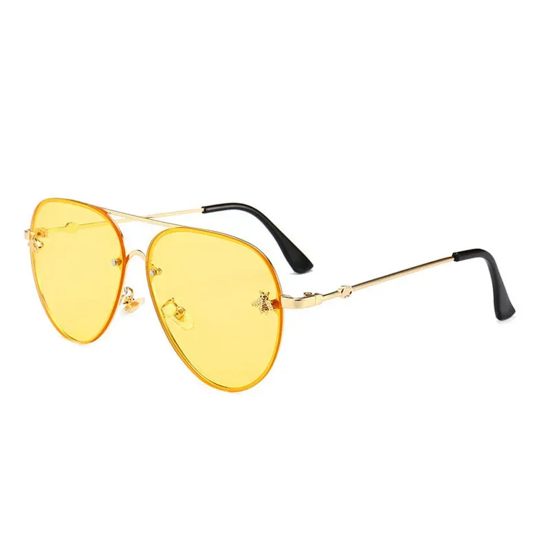 2024 designer Sunglasses Fashion new Brand design women men Good Quality metal Oversized sun glasses vintage female male_voghion.com