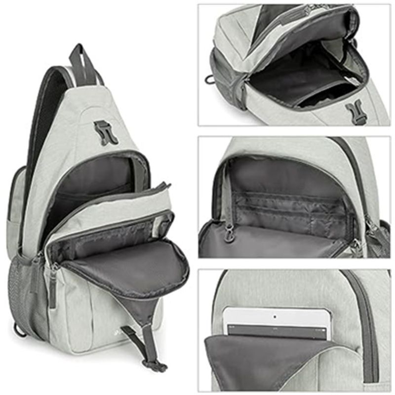 Großhandel neue Crossbody Outdoor Wandern Brusttasche multifunktionale Reisetasche geschirmt Sling Rucksack_voghion.com