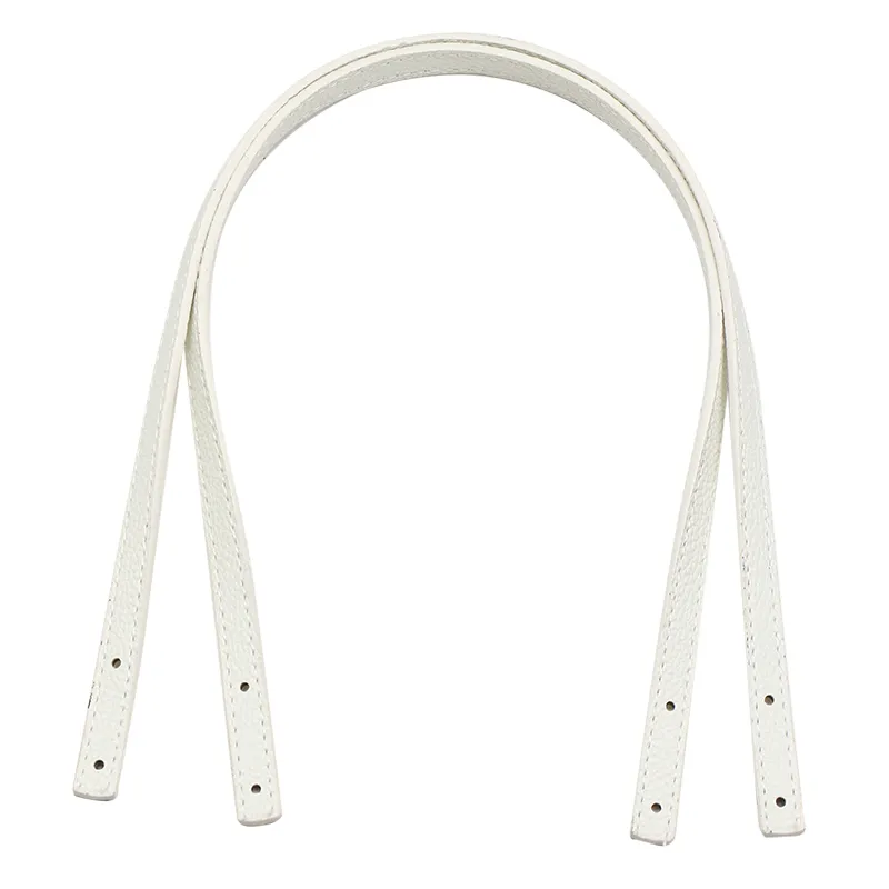 2 stücke Abnehmbare PU Leder Gürtel Litschi Muster Handtasche Band Schulter Gurt Geschenk Box Griff DIY Tasche Zubehör_voghion.com