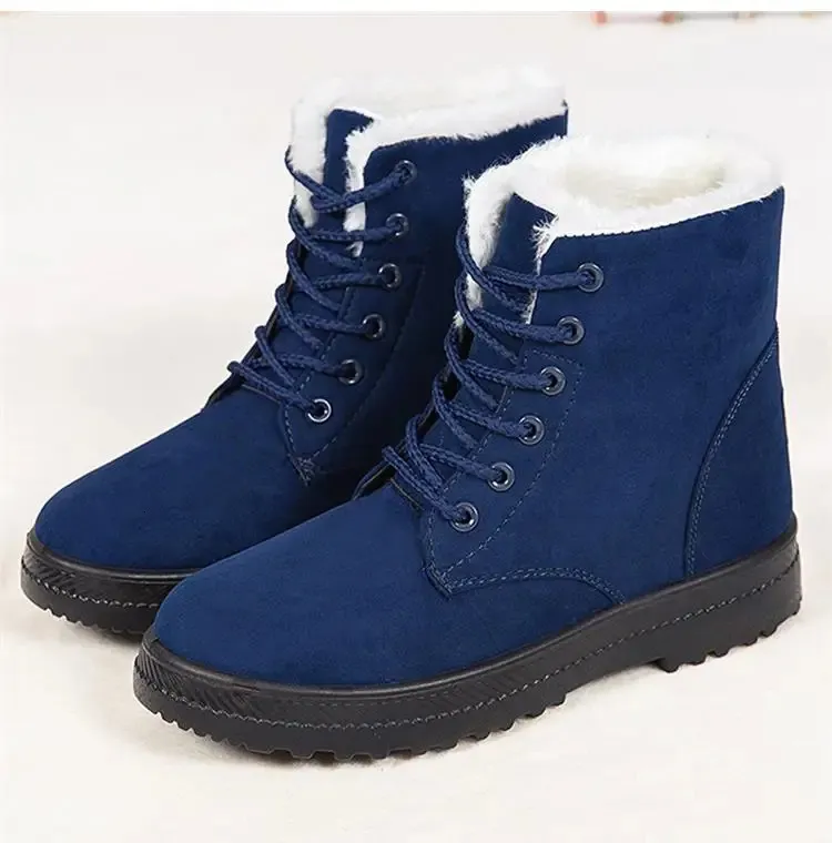 Snow Fashion Platform Donna 2025 Tendenza Mid High Donna Scarpe Invernali Stivali Botas Mujer 241024_voghion.com
