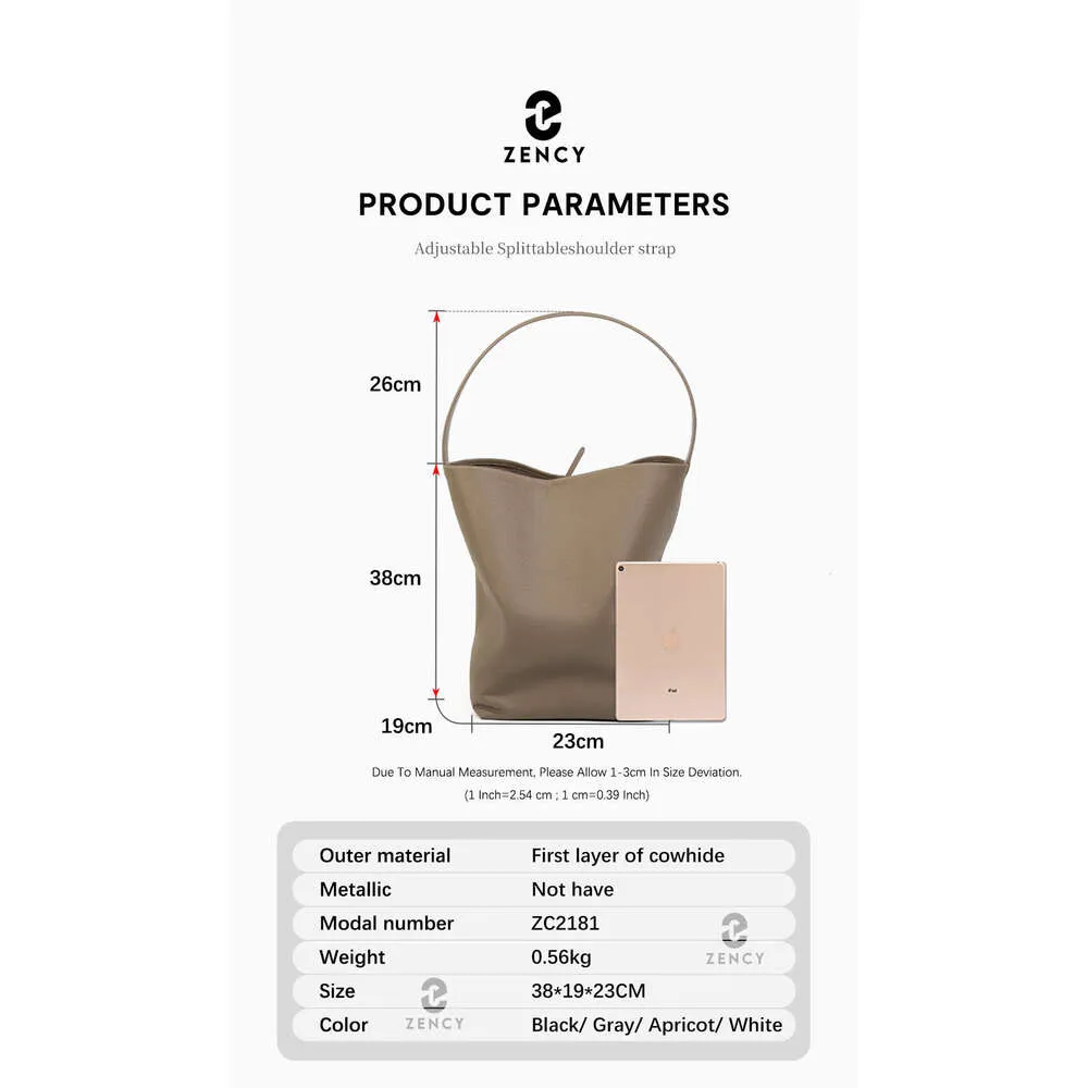 Borsa a secchiello zency grande in pelle, borsa donna a spalla_voghion.com