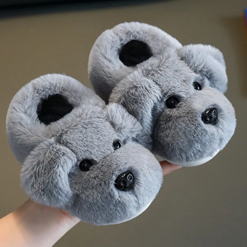Papuci de bumbac pentru copii, pentru băieți, cu vârsta cuprinsă între 1 și 5 ani, drăguți, cu desene animate, pentru fete, Cutefeet, pentru sugari și copii mici, toamna și iarna_voghion.com