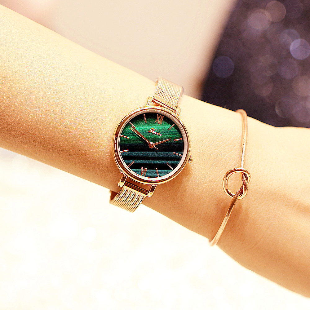 Nouvelles montres pour femmes à la mode et à la mode, bracelets à mouvement à bracelet en acier, montres-bracelets étanches_voghion.com