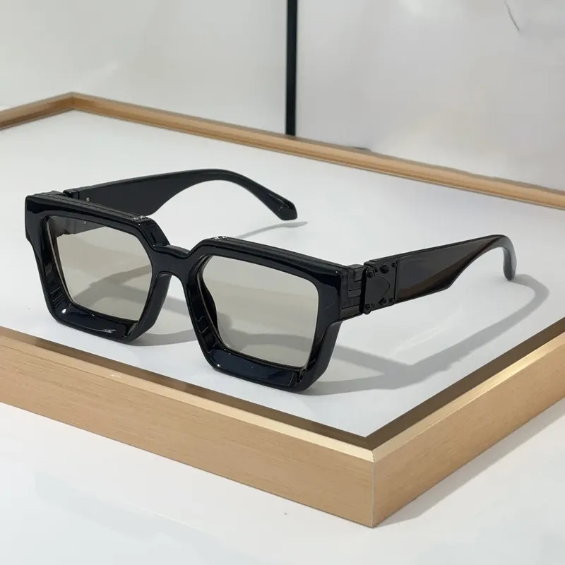 Millonario gafas de sol gafas de sol mujeres M96006WN Hardware pulido artesanía moda brillante oro anti-ultravioleta placa retro_voghion.com