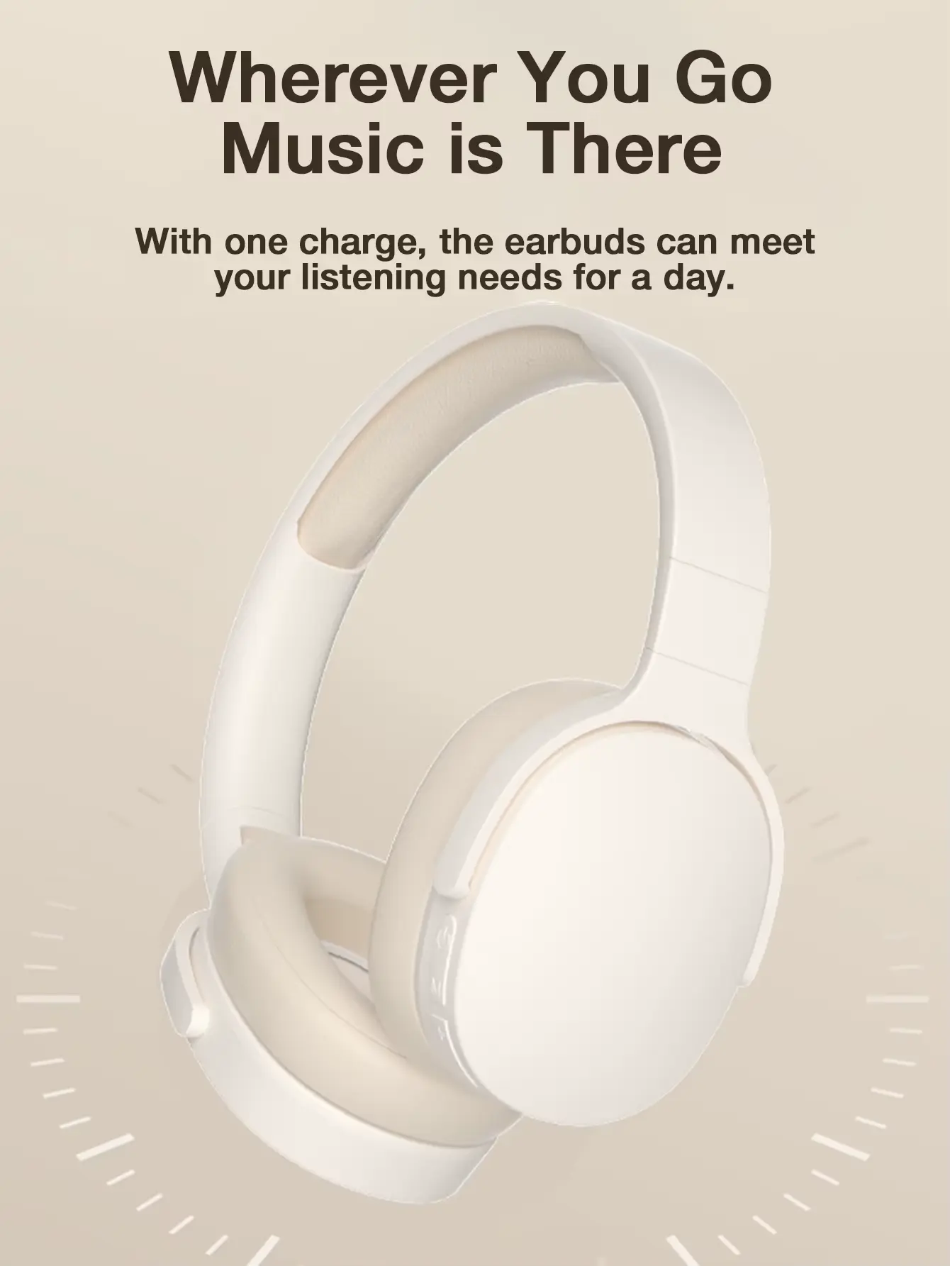 Wireless Bluetooth Headphones With Noise Cancelling Microphone_voghion.com