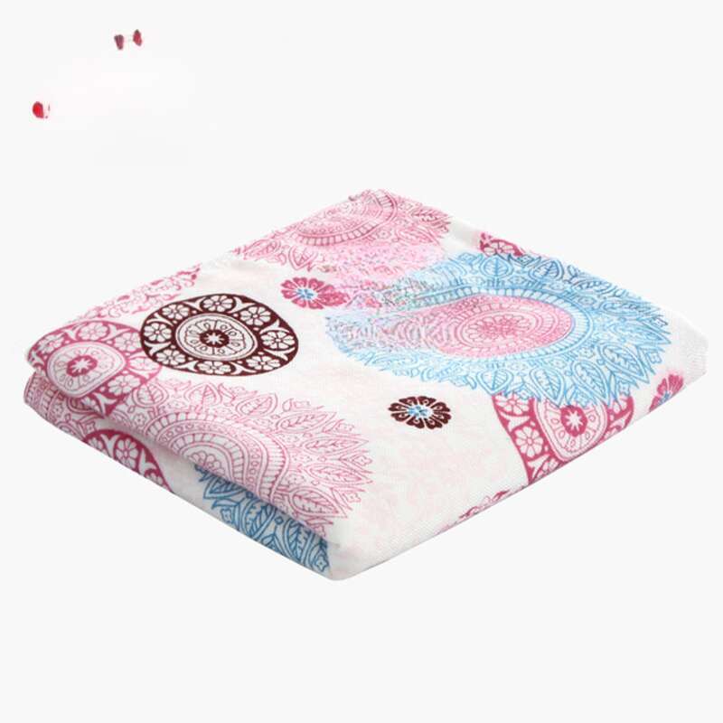 Vierkanten Bamboevezel Dames Kinderen Bedrukt Textiel Kleine Handdoek Zacht Absorberend_voghion.com