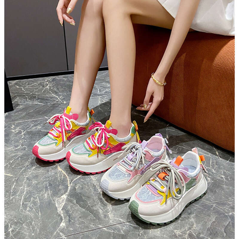 Big Head Women's 2025 Summer New Student Korean Edition Ins Trendy Versatile Thick Soled Single Sports And Leisure Shoes_voghion.com