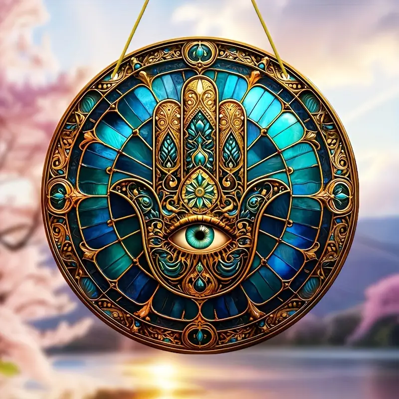 Acchiappasole amuleto della stregoneria - Arte mistica in acrilico da 20 cm. Decorazione incantevole per la casa o il giardino, perfetta per gli spazi fantasy._voghion.com