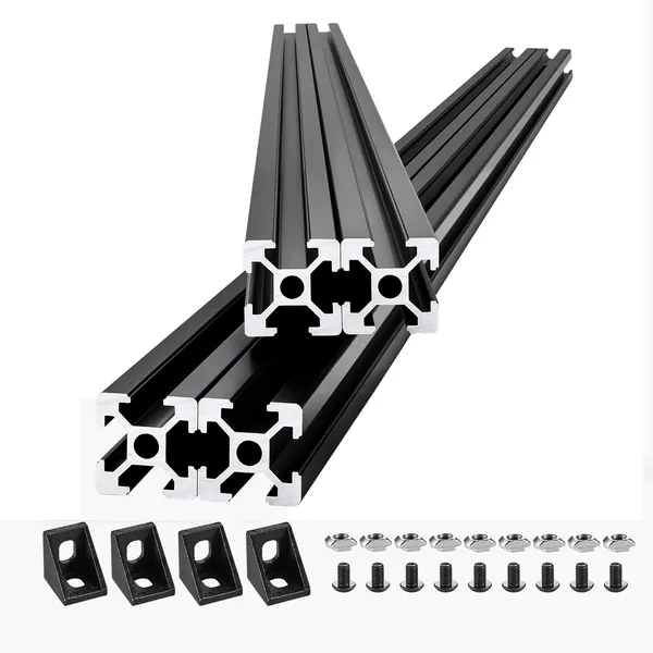 Set 4 pezzi profilo in alluminio t-slot 2020 per stampante 3d_voghion.com