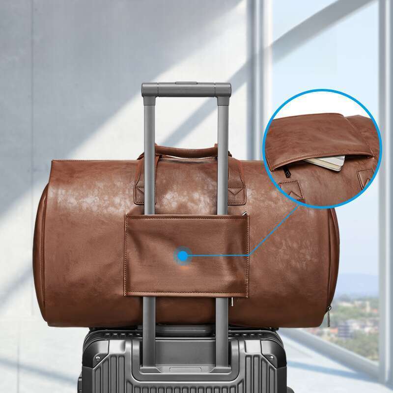 Wasserdicht, geeignet für den Reiseanzug-Organizer für Herren, formelle Umhängetasche zum Mitnehmen, Gepäcktasche mit großem Fassungsvermögen_voghion.com