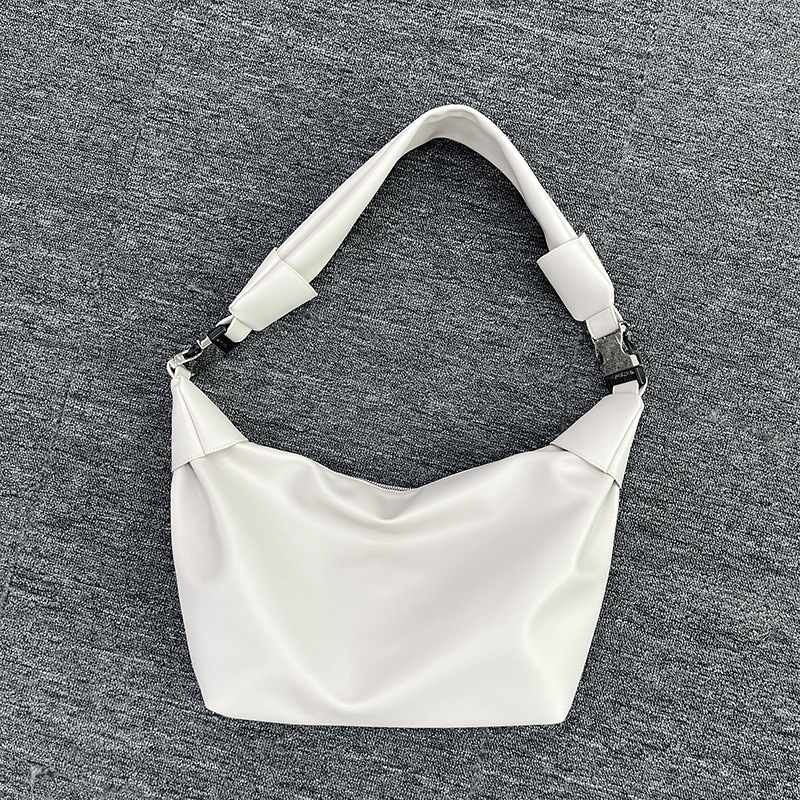 Version der einfachen Knödeltasche aus weichem Leder, 2025 neue Herrentasche, einfarbige Pendlertasche_voghion.com