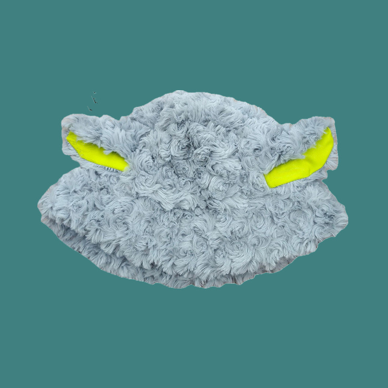 Cappello da pescatore con orecchie di pecora, dolce in autunno e inverno, caldo, viso semplice, cappello da pescatore carino per bambine_voghion.com