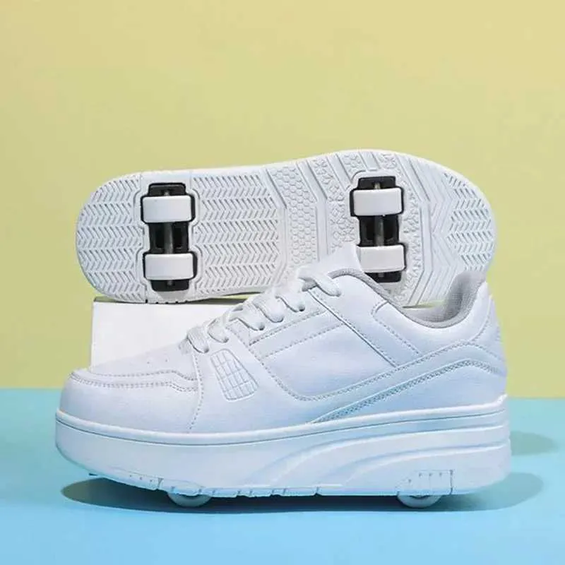 Athletic Outdoor Fashion Roller Skate Shoes Kids Children Casual Sports Toy Gift Games Boys 4 Whls Sneakers Girls Boots_voghion.com