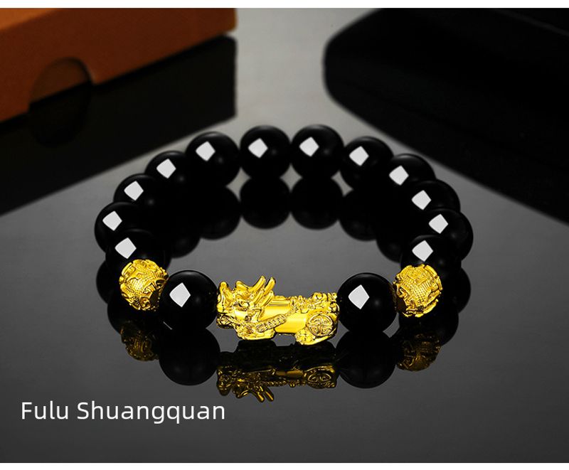 Vieam Sand U 3D Hårdfot Guld Piccolo Armband Man Spelg Duoduo Snabb Handförsörjning_voghion.com