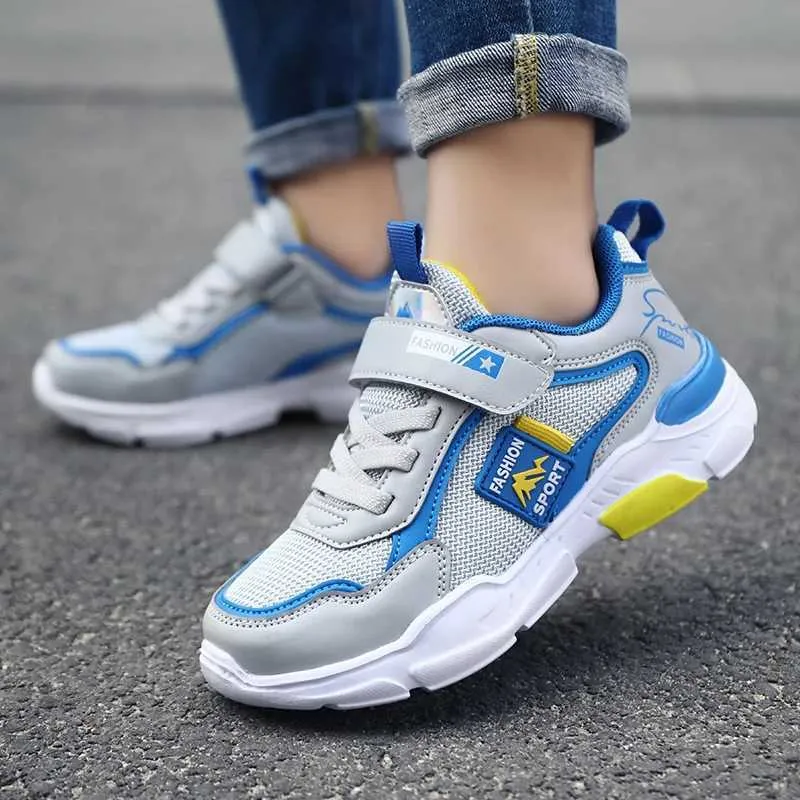 Scarpe sportive per bambini all'aperto, traspiranti, casual, antiscivolo, per bambini, alla moda, H241019_voghion.com