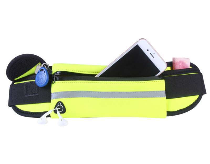 Buitensport Heuptas Voor Mannen En Vrouwen, Hardlopen, Fietsen, Fitnessapparatuur, Waterdichte Elastische Tailleband, Mobiel_voghion.com