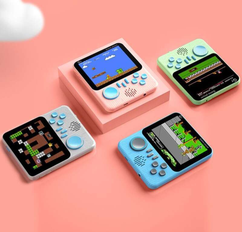 G7 Ultra-thin Handheld Macaron Console, Nostalgic 666 Games, High-definition Color FC Game Console_voghion.com