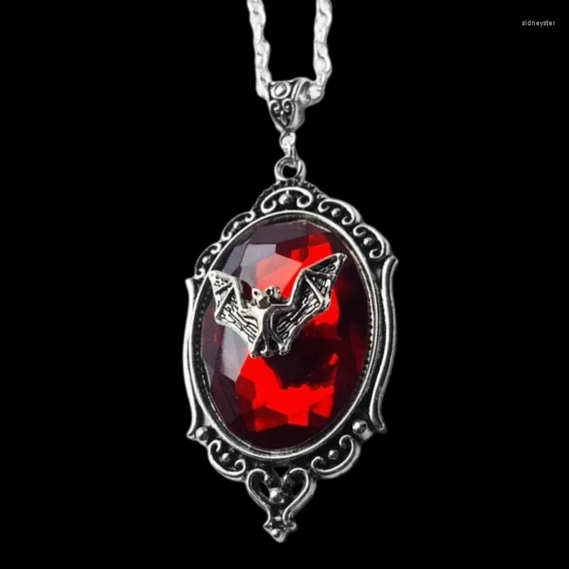 Collane con ciondolo Collana pipistrello Ragazza Vetro Halloween Uomo Donna Regalo perfetto per bambini_voghion.com