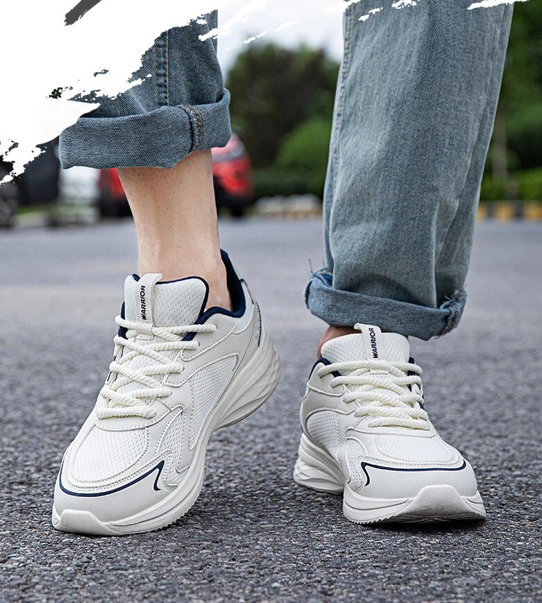 Dad's Instagram Spring and Autumn 2024 New Men's Mesh Black Sports Trendy _voghion.com