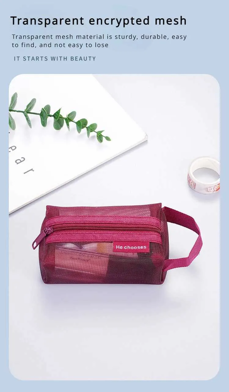 Portefeuille en nylon carré à trois volets rétro de la série noire pour pièces de monnaie, grande capacité, organisateur de clés, de rouges à lèvres, d'écouteurs, de cartes_voghion.com