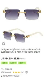 Designer Marke Männer Frauen Pilot Sonnenbrille UV400 Brillen Brille Vollformat Top Sonnenbrille mit Box_voghion.com