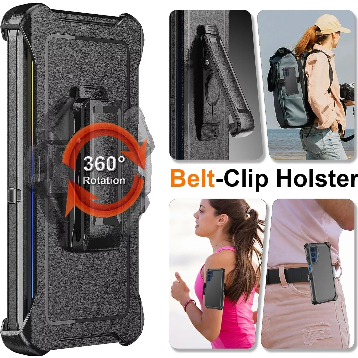 For Samsung Galaxy A16 A15 5G A14 A54 A03s Case Shockproof Cover + Screen Glass_voghion.com