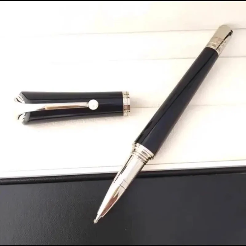 wholesale Wholesale Luxury Monte Black Resin And Crystal Star Roller Ball Pen / Ballpoint Pen / Fountain Pen Business Office Stationery Gift Bn010_voghion.com