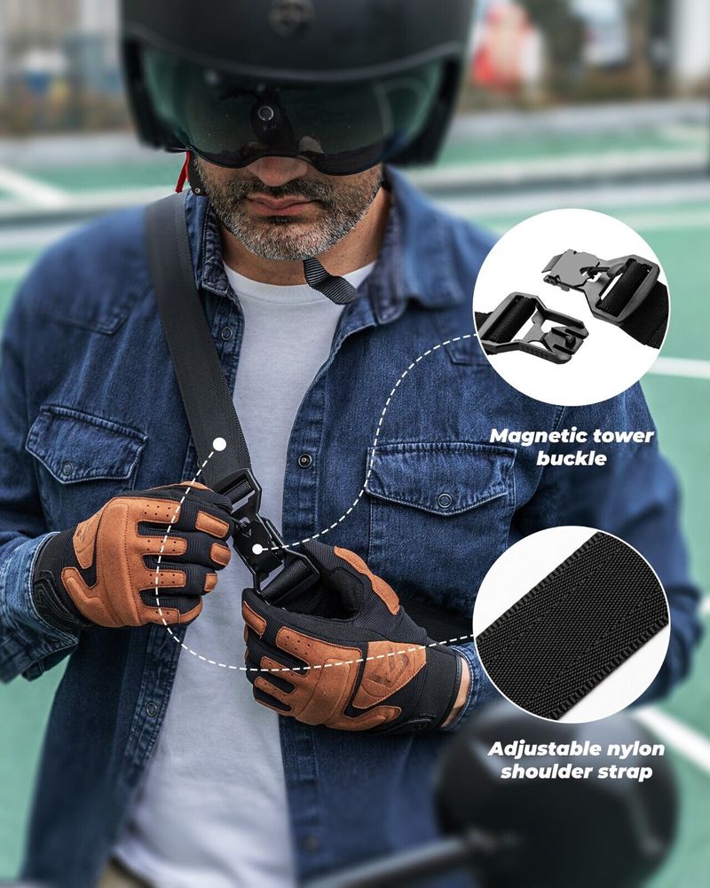 ROCKBROS Borsa a tracolla per bicicletta, borsa multifunzionale per motocicletta_voghion.com