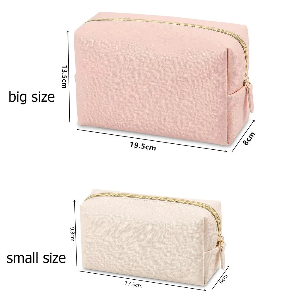Borsa per il trucco con ricamo personalizzato, portatile, in pelle PU Saffiano, impermeabile, kit per cosmetici da toeletta per uomo e donna, personalizzata_voghion.com