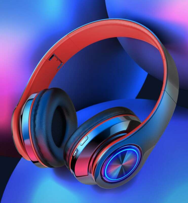 Nye trådløse Bluetooth-øretelefoner med støyreduksjon for samtaler, hodemonterte øretelefoner, Android, universal_voghion.com