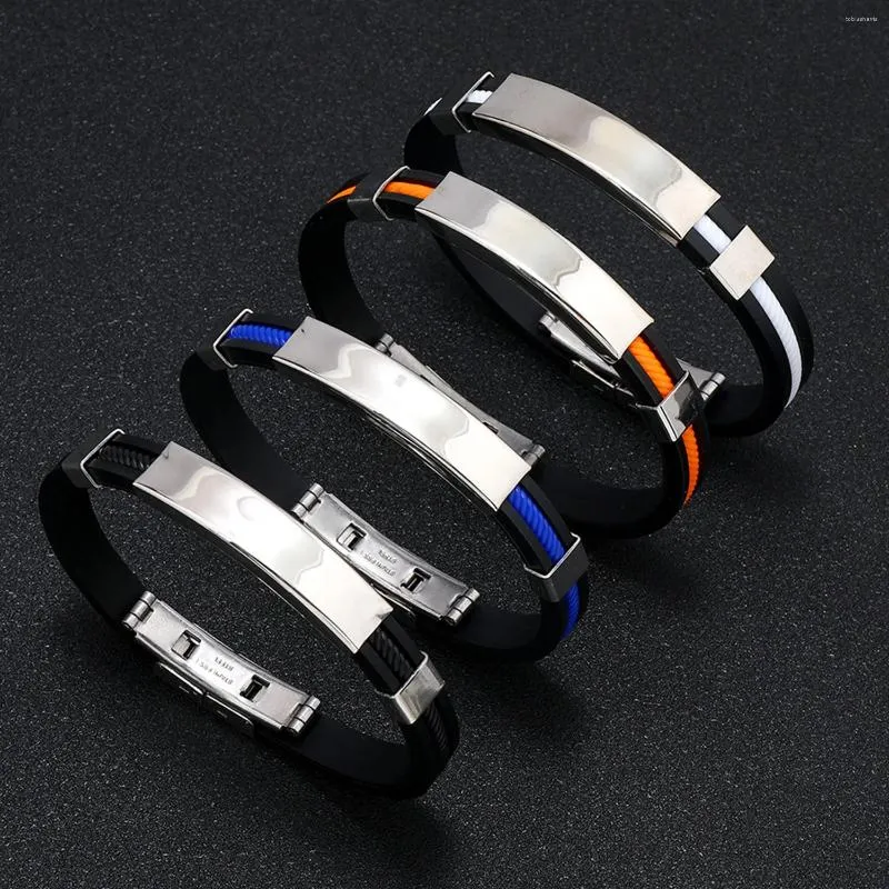 Bangle 1PC Men Trendy Wristband Stainless Steel Weave Bracelet For Energy Women Fashion Metal Jewelry Gift_voghion.com