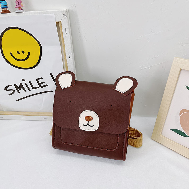 ins nuova borsa per bambini moda versione coreana retrò simpatico orso zaino asilo zaino per bambini_voghion.com
