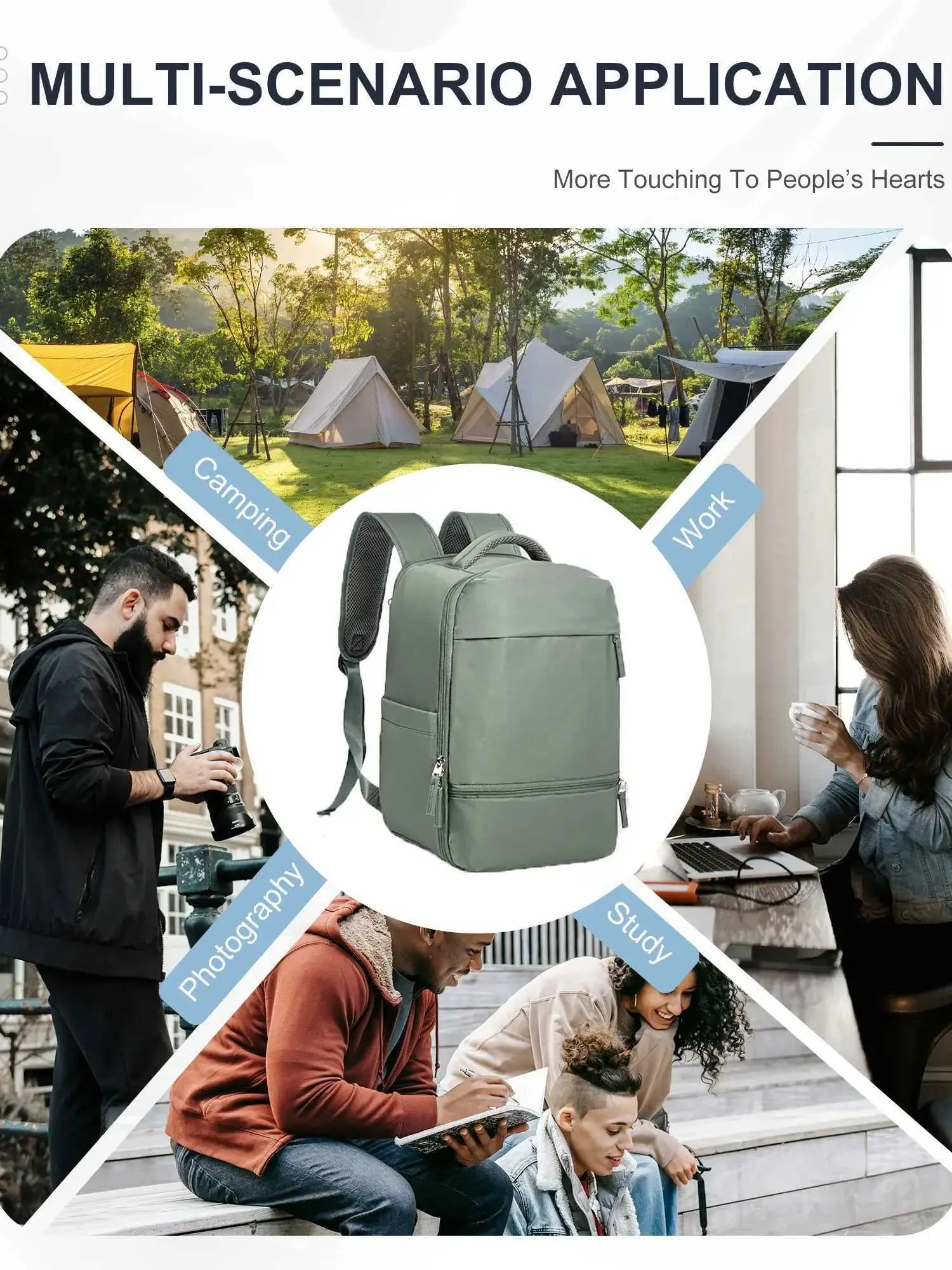 Reiserucksack Flugzeugkabine Vakuumbeutel Flugzeug Ryanair 40x20x25 Handgepäck Wasserdicht Handlage Männer Frauen Laptop_voghion.com