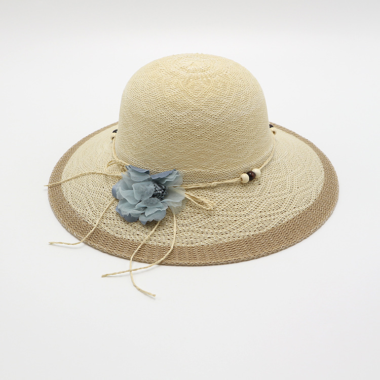 Korean Version Of Beach Big Brimmed Straw Women In Summer Scenic Spots, Cool For Vacation, Sun Protection, Sunshade Hat,_voghion.com