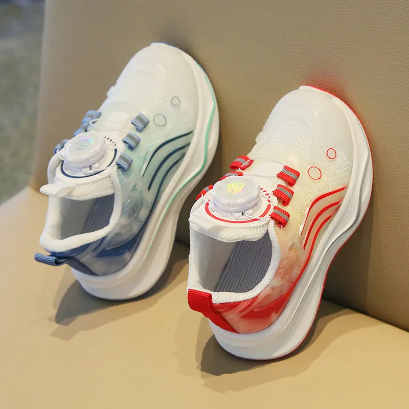 Kid Sneakers Basketball Children's Training Athletic Kidsnest Boys Girls Non-Slip Running Trainers Toddler Tennis Shoes_voghion.com