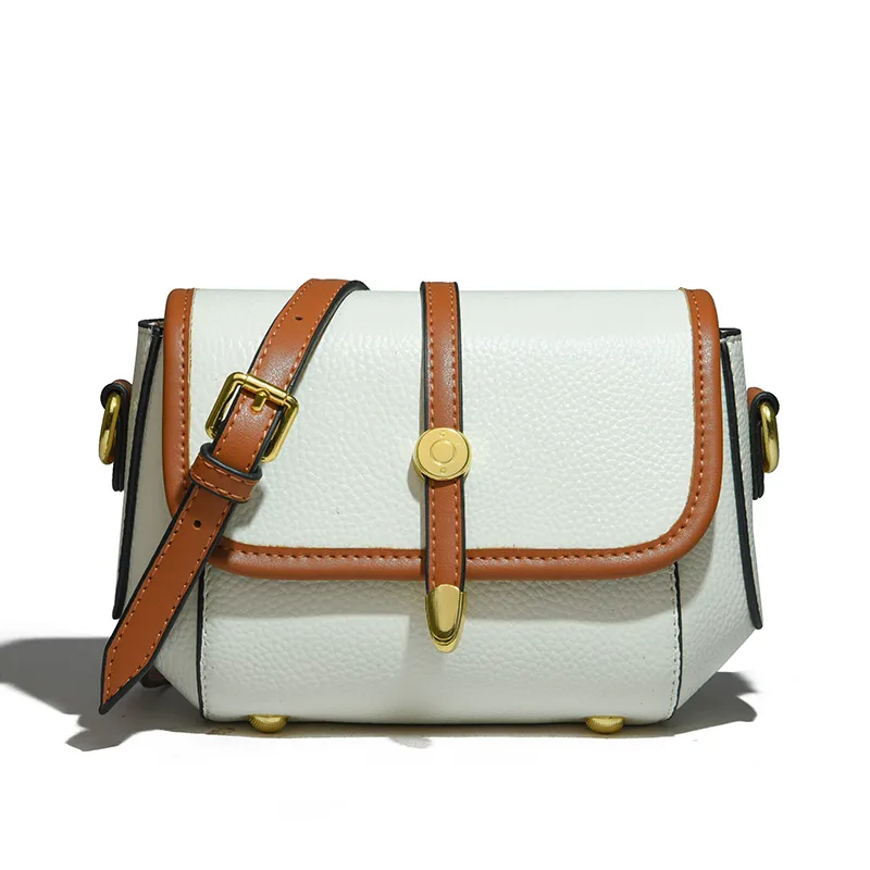 Borse da sera Borsa a tracolla in vera pelle di alta qualità per le donne 2024 Borsa da donna in mucca di colore solido_voghion.com
