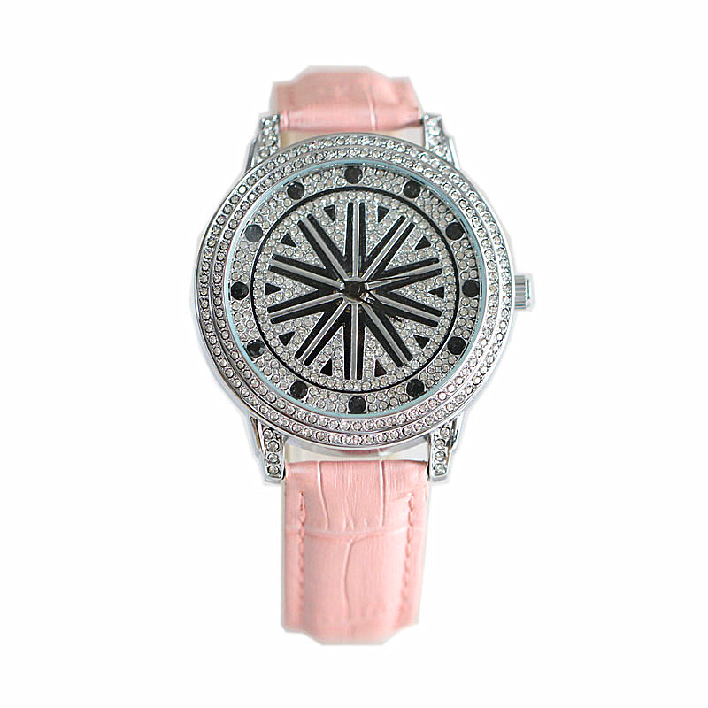 Orologio da donna alla moda, quadrante grande universale, costantemente in funzione, cinturino in vera pelle impermeabile, orologio al quarzo da uomo_voghion.com