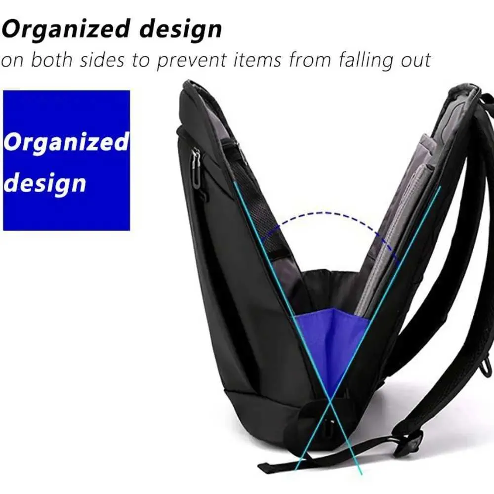 Ultradünner Laptop 15,6 Zoll Business Herren Tasche Damen Rucksäcke Einfarbig Unisex Rucksack Schlanker Rucksack C241107_voghion.com