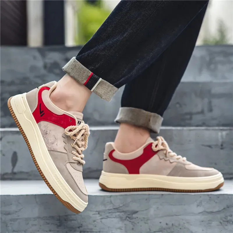 Original Mens Tennis Fashion Casual Men Gym Footwear Platform Cozy Skate Shoes In 250310_voghion.com